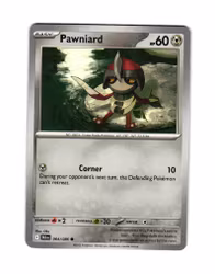 Pawniard Common 064/086 Black Bolt Pokemon