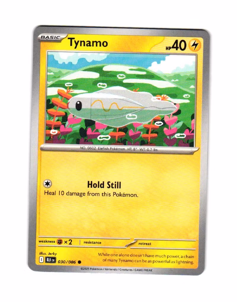Tynamo Common 030/086 Black Bolt Pokemon