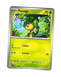 Pansage Common 004/086 Black Bolt Pokemon