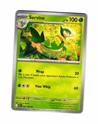 Servine Common 002/086 Black Bolt Pokemon