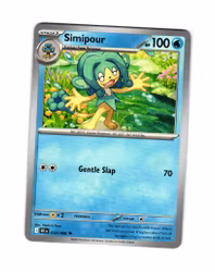 Simipour Common 018/086 Black Bolt Pokemon