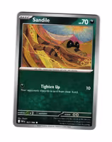 Sandile Common 057/086 Black Bolt Pokemon