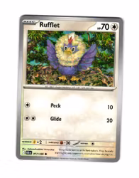 Rufflet Common 077/086 Black Bolt Pokemon