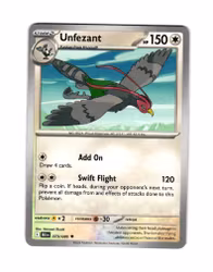 Unfezant Uncommon 073/086 Black Bolt Pokemon