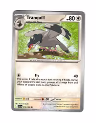 Tranquill Common 072/086 Black Bolt Pokemon