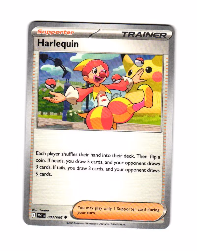 Harlequin Uncommon 083/086 White Flare Pokemon