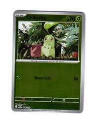 Chikorita Reverse Holo Common 008/132 Mega Evolution Pokemon