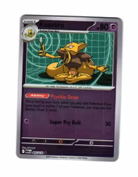 Kadabra Reverse Holo Uncommon 055/132 Mega Evolution Pokemon
