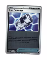 Iron Defender Reverse Holo Uncommon 118/132 Mega Evolution Pokemon