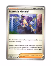 Acerolas Mischief Uncommon 113/132 Mega Evolution Pokemon