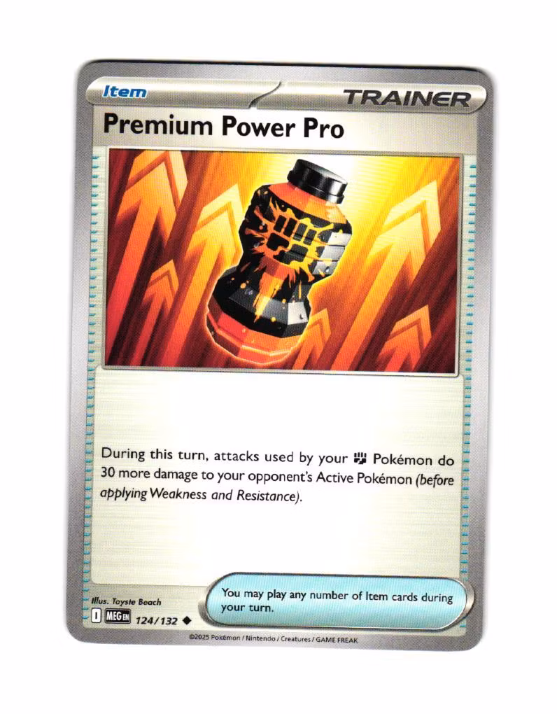 Premium Power Pro Uncommon 124/132 Mega Evolution Pokemon