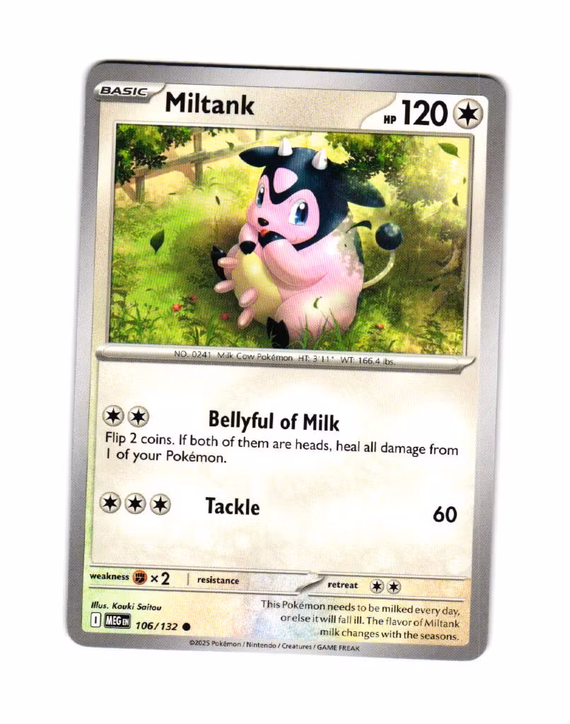 Miltank Common 106/132 Mega Evolution Pokemon
