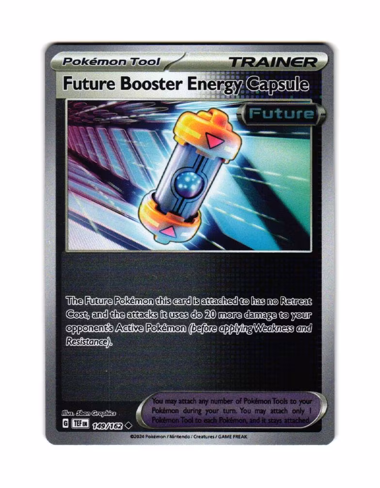 Future Booster Energy Capsule Reverse Holo Uncommon 149/162 Temporal Forces Pokemon