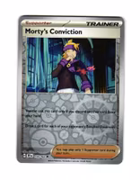 Mortys Conviction Reverse Holo Uncommon 155/162 Temporal Forces Pokemon