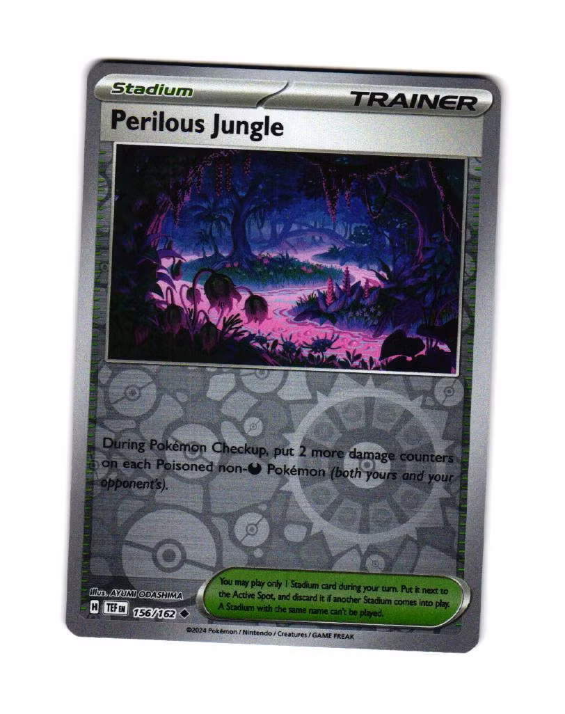 Perilous Jungle Reverse Holo Uncommon 156/162 Temporal Forces Pokemon