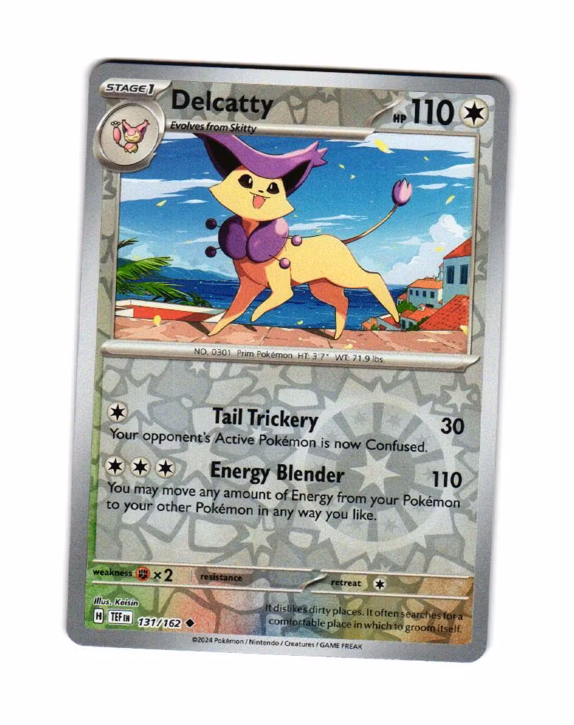 Delcatty Reverse Holo Uncommon 131/162 Temporal Forces Pokemon