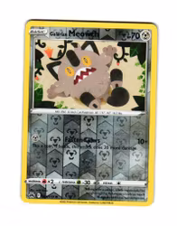 Galarian Meowth Reverse Holo Common 084/159 Crown Zenith Pokemon