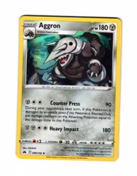 Aggron Holo Rare 089/159 Crown Zenith Pokemon