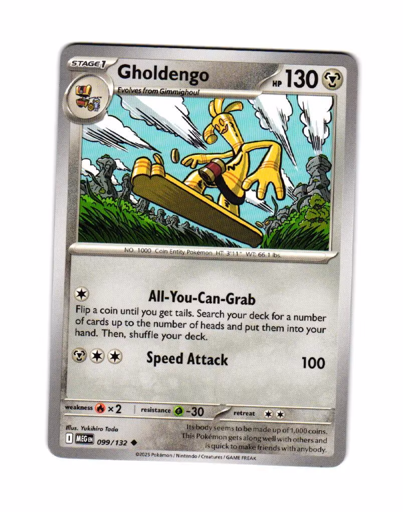 Gholdengo Uncommon 099/132 Mega Evolution Pokemon