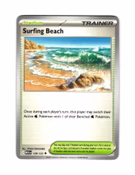 Surfing Beach Common 129/132 Mega Evolution Pokemon
