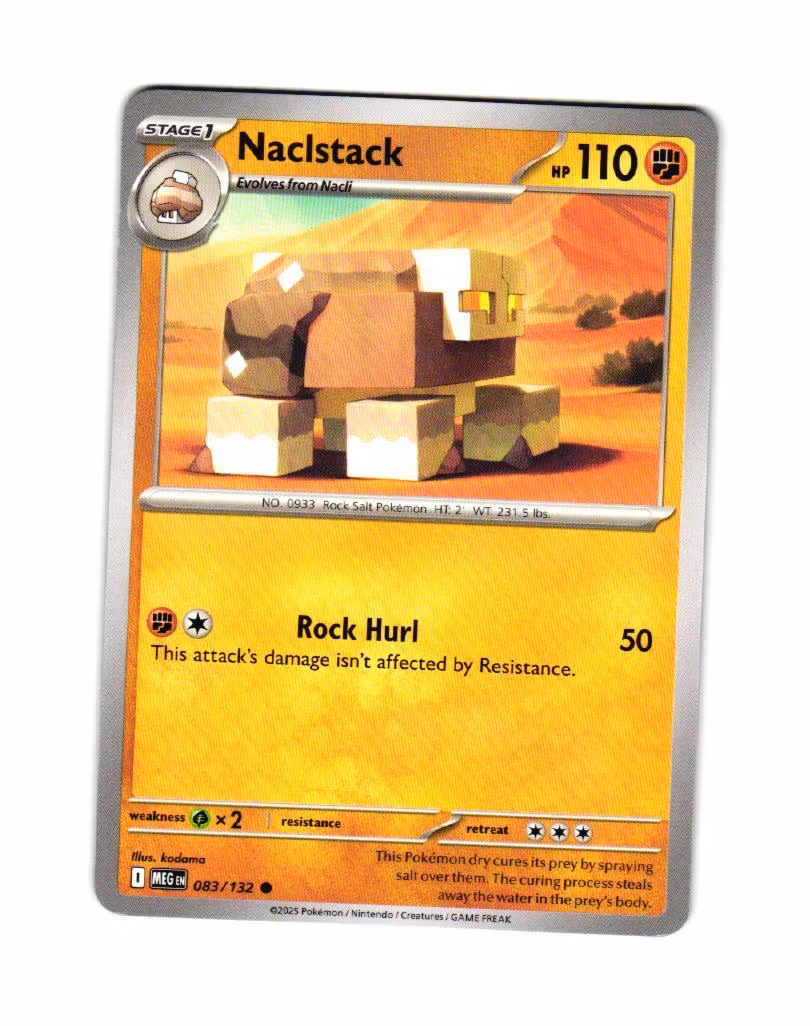 Naclstack Common 083/132 Mega Evolution Pokemon