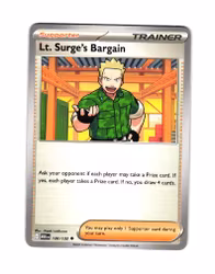 Lt Surges Bargain Uncommon 120/132 Mega Evolution Pokemon