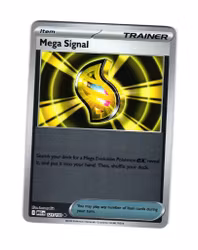 Mega Signal Reverse Holo Uncommon 121/132 Mega Evolution Pokemon
