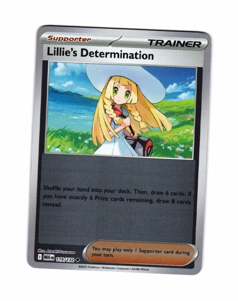 Lillies Determination Reverse Holo Uncommon 119/132 Mega Evolution Pokemon