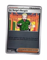 Lt Surges Bargain Reverse Holo Uncommon 120/132 Mega Evolution Pokemon