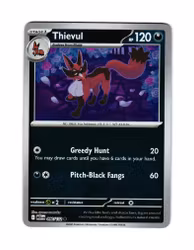 Thievul Reverse Holo Common 090/132 Mega Evolution Pokemon