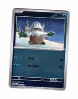Snover Reverse Holo Commnon 035/132 Mega Evolution Pokemon
