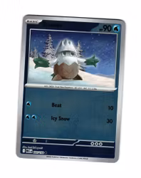 Snover Reverse Holo Commnon 035/132 Mega Evolution Pokemon