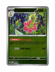 Meganium Reverse Holo Rare 010/132 Mega Evolution Pokemon