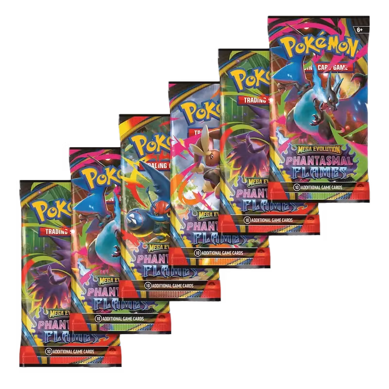 Phantasmal Flames Booster Pack Pokemon (1 pack) Realese 14/11-25