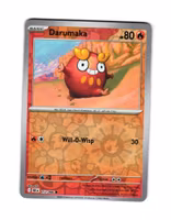 Darumaka Reverse Holo Common 013/086 Black Bolt Pokemon