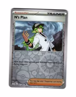 Ns Plan Reverse Holo Uncommon 083/086 Black Bolt Pokemon