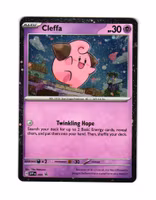 Cleffa Cosmic Holo 095 Scarlet & Violet Black Star Promo Pokemon
