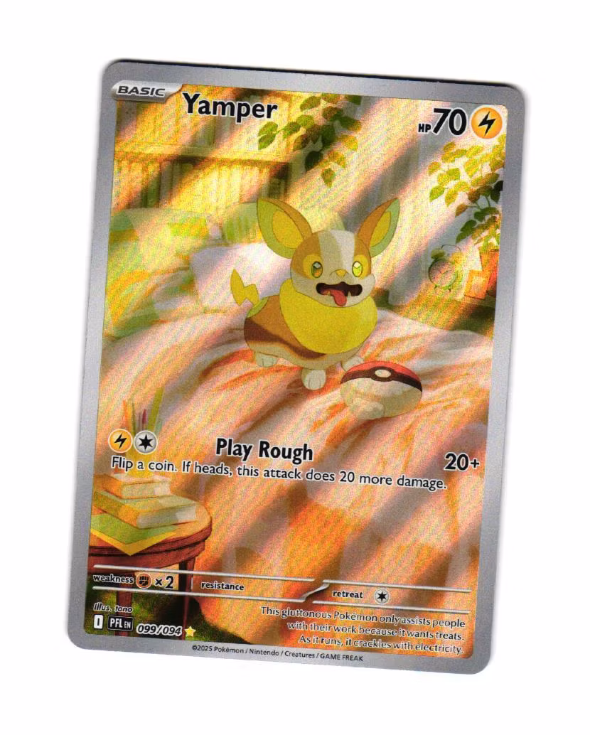 Yamper Illustration Rare 099/094 Phantasmal Flames Pokemon