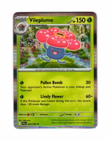Vileplume Holo Rare 003/094 Phantasmal Flames Pokemon