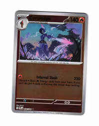 Ceruledge Reverse Holo Uncommon 020/094 Phantasmal Flames Pokemon