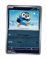 Piplup Reverse Holo Common 027/094 Phantasmal Flames Pokemon