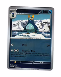 Prinplup Reverse Holo Common 028/094 Phantasmal Flames Pokemon