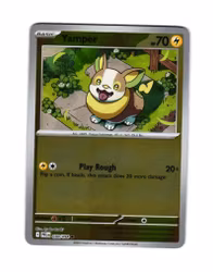 Yamper Reverse Holo Common 030/094 Phantasmal Flames Pokemon