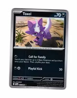 Toxel Reverse Holo Common 067/094 Phantasmal Flames Pokemon