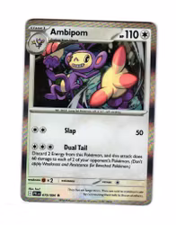 Ambipom Reverse Holo Rare 079/094 Phantasmal Flames Pokemon