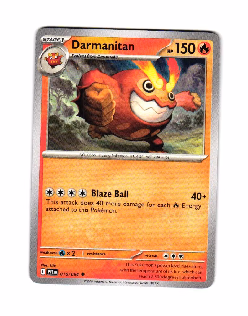 Darmanitan Uncommon 016/094 Phantasmal Flames Pokemon