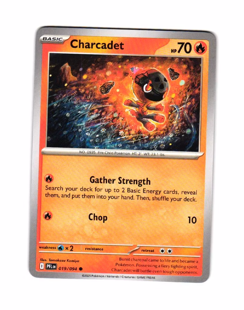 Charcadet Common 019/094 Phantasmal Flames Pokemon