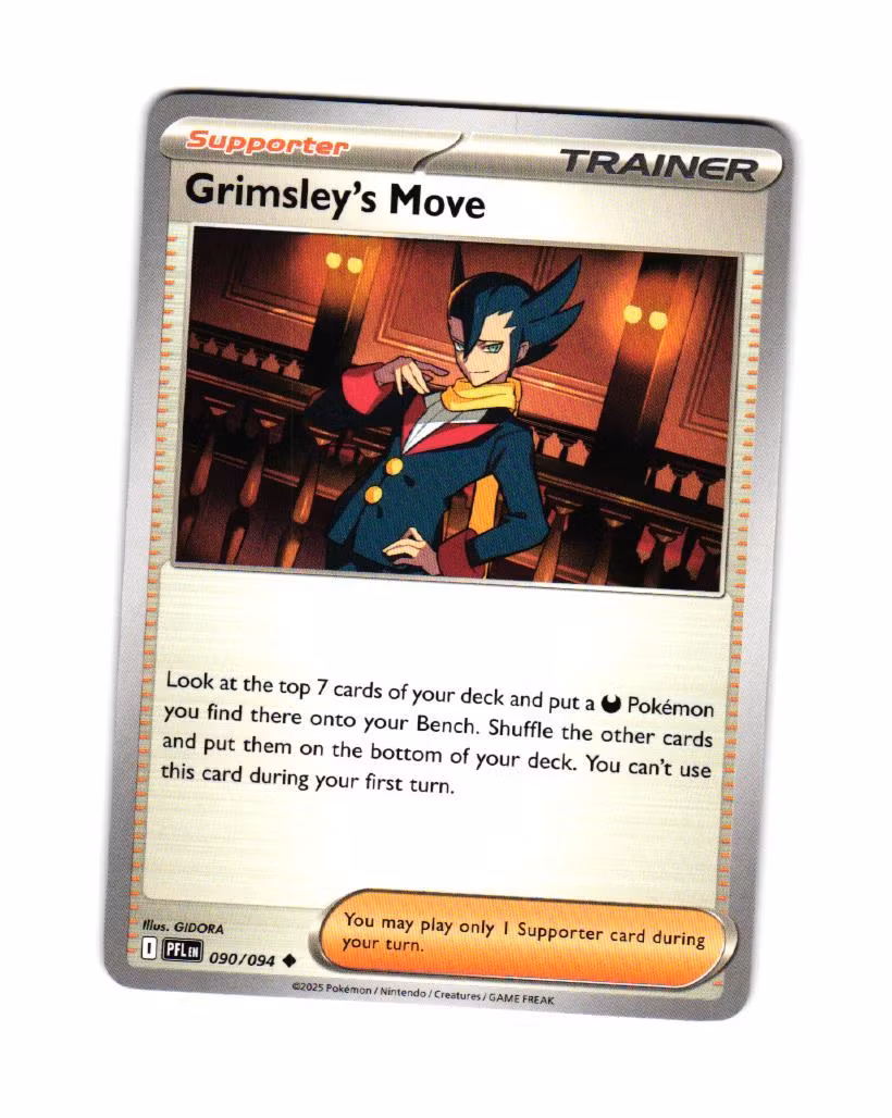 Grimsleys Move Uncommon 090/094 Phantasmal Flames Pokemon
