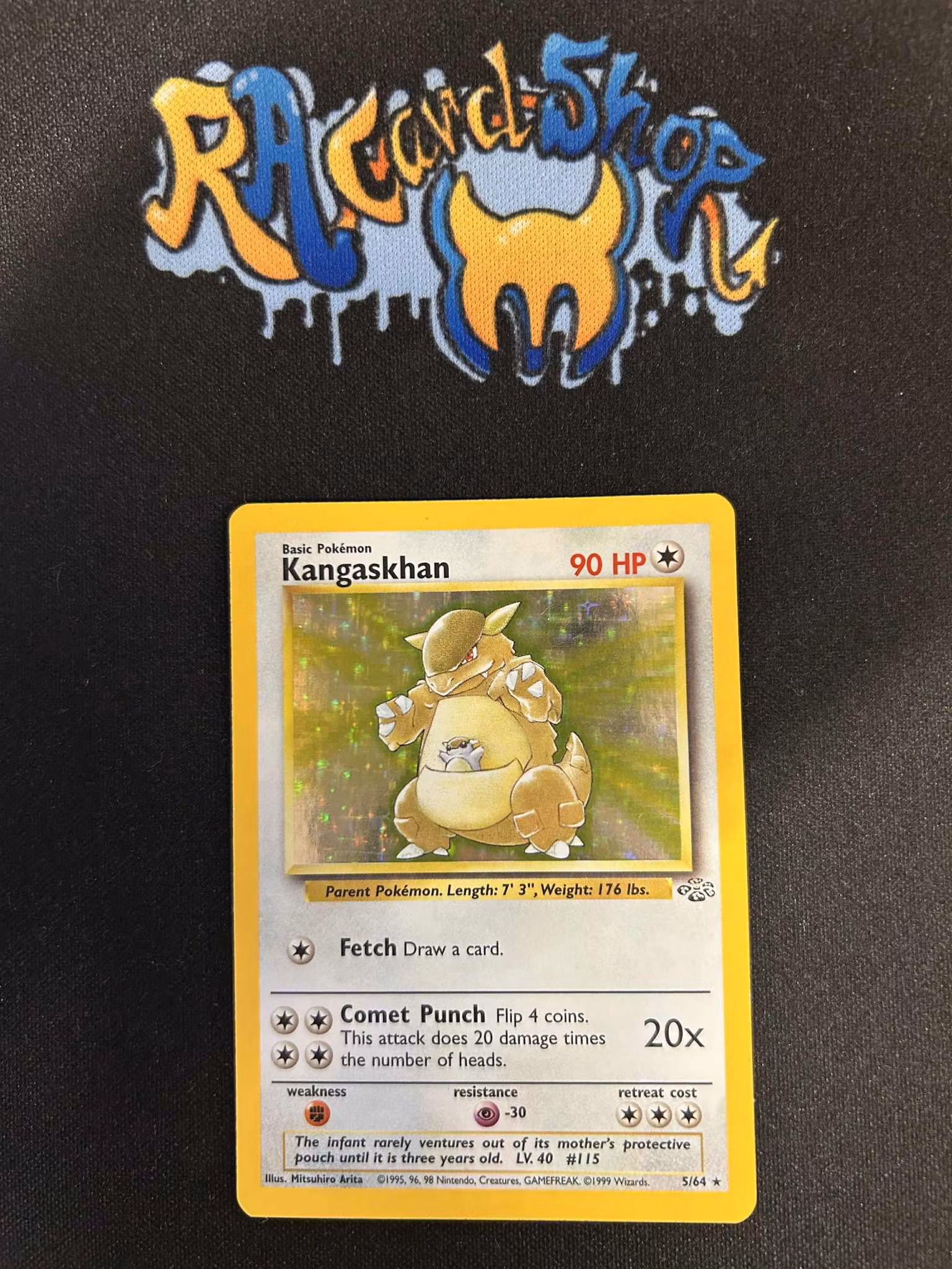 Kangaskhan Holo Rare 5/64 Jungle Pokemon