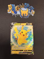 Pikachu V SWSH198 Black Star Promo Pokemon